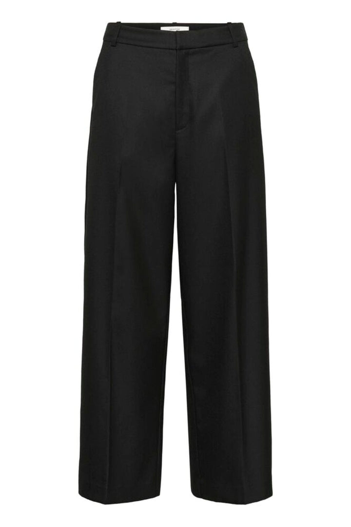 Gestuz - Gzpaula Straight Pants 10910915 - 100017 - Black Bukser 
