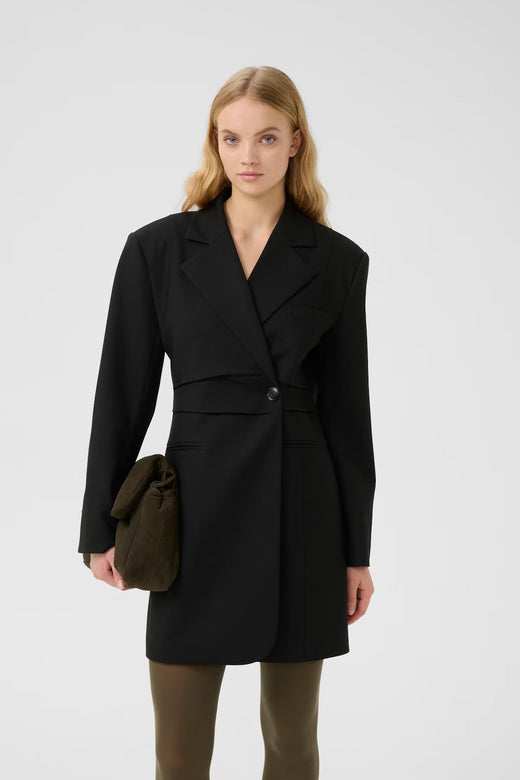 Gestuz - Gzpauline Blazer Dress 10910616 - 100017 - Black Kjoler 