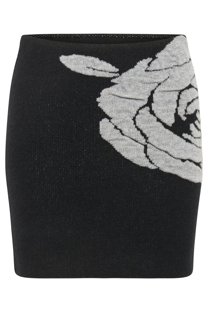 Gestuz - Gzrosaly Skirt 10910595 - 100017 - Black Nederdele 