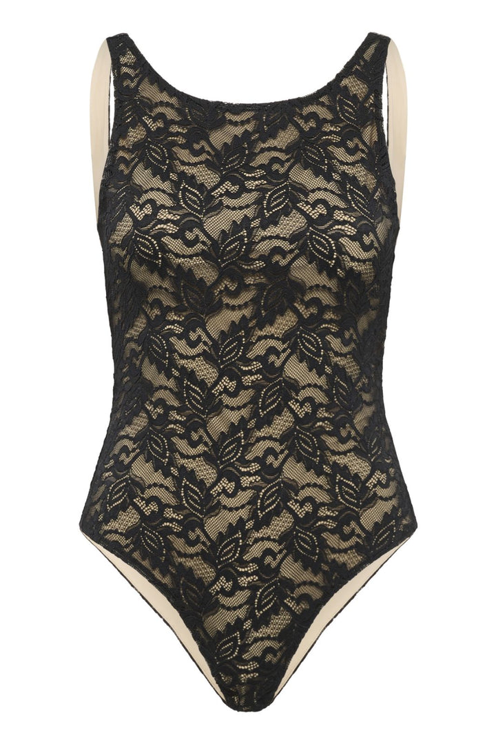 Gestuz - Gztania Bodystock 10910675 - 100017 - Black Bodystockings 