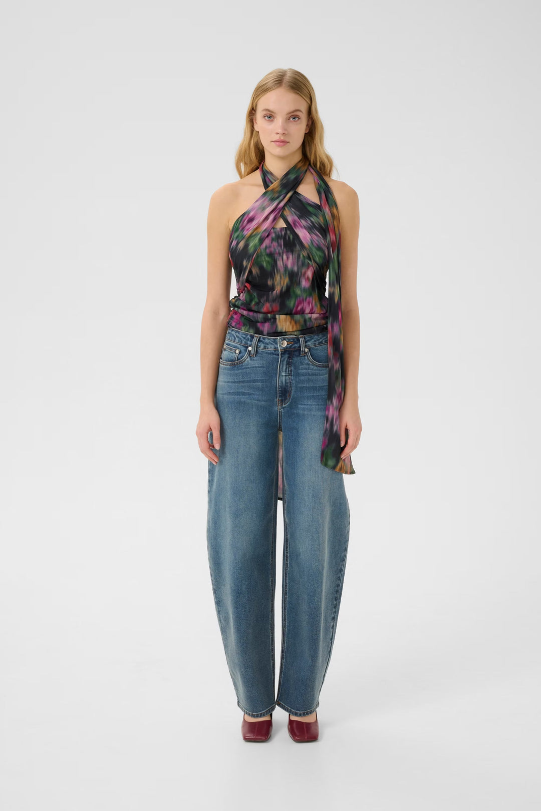 Gestuz - Gzviva Baggy Jeans 10910574 - 108303 - Vintage Blue Denim Jeans 