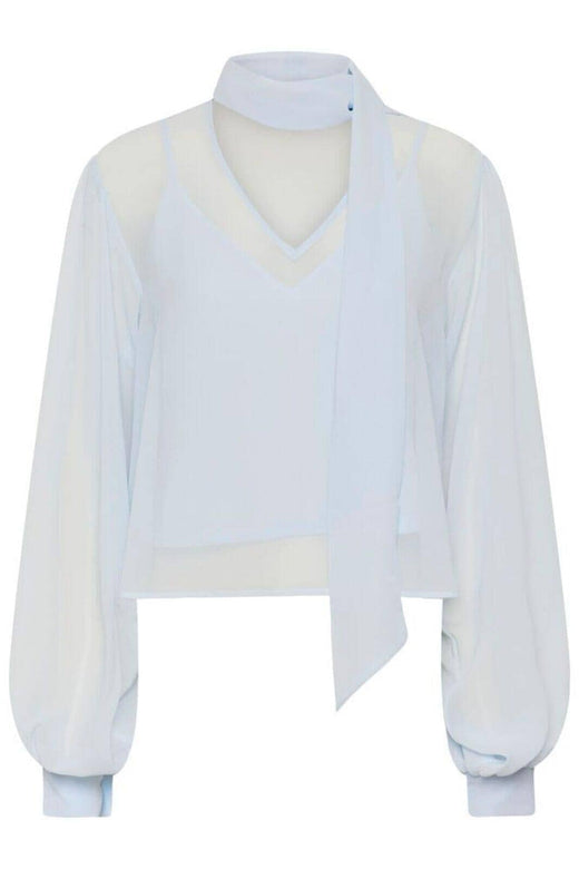 Gestuz - Gzzurina Blouse 10911029 - 134016 - Blue Finch Bluser 