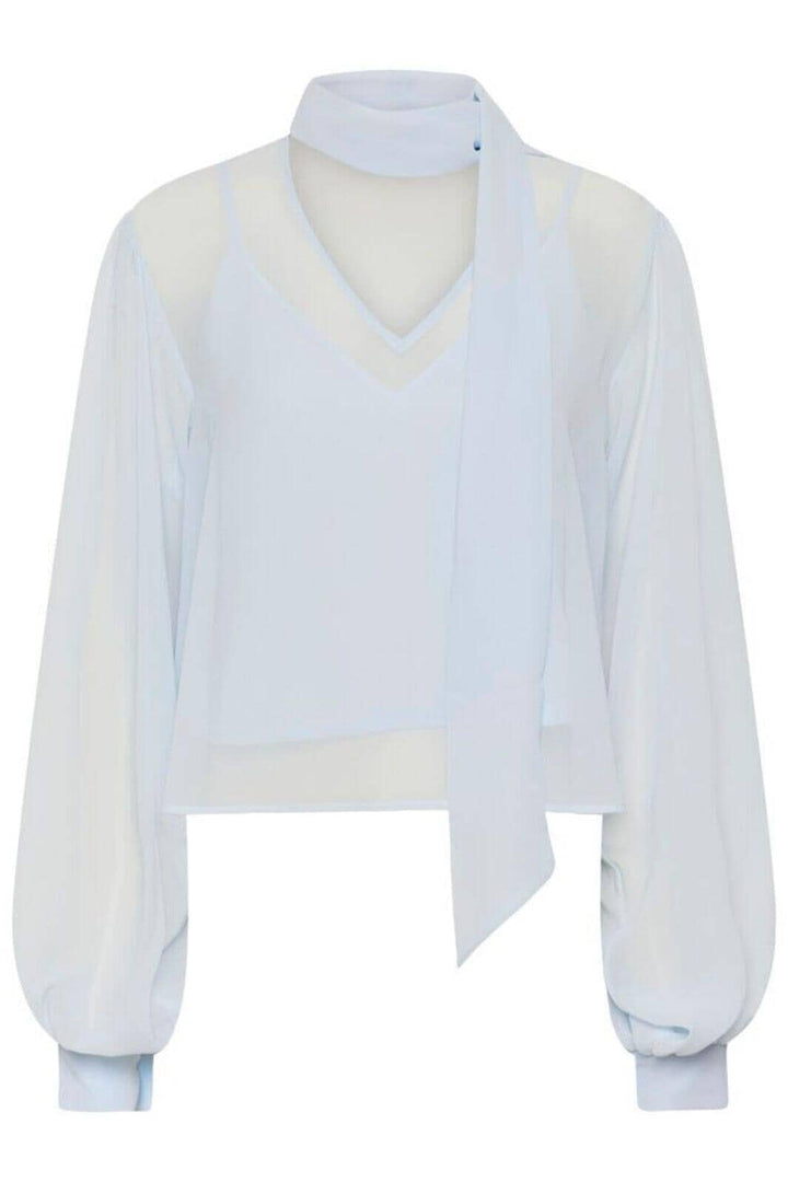 Gestuz - Gzzurina Blouse 10911029 - 134016 - Blue Finch Bluser 