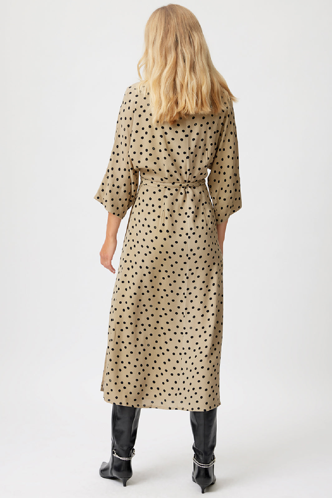 Gestuz - JanikaGZ Wrap Dress - Overland Treck Dot Kjoler 