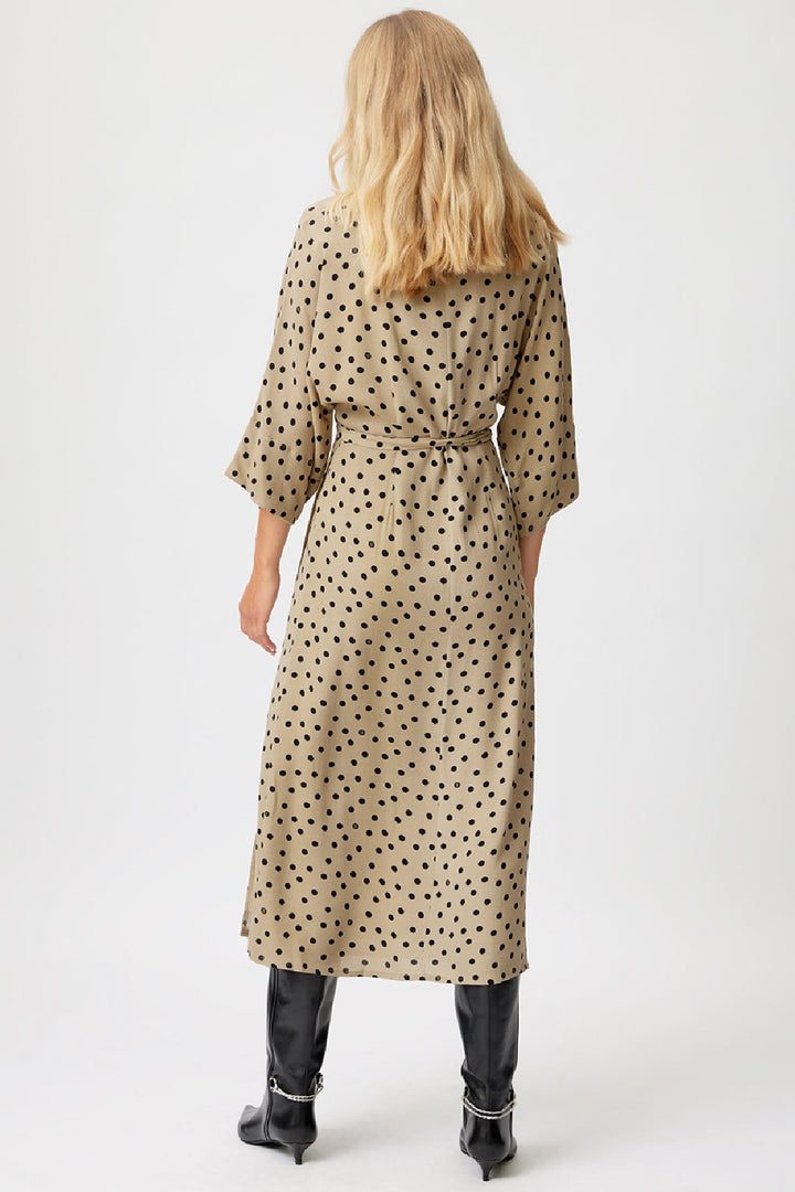 Gestuz - JanikaGZ Wrap Dress - Overland Treck Dot Kjoler 