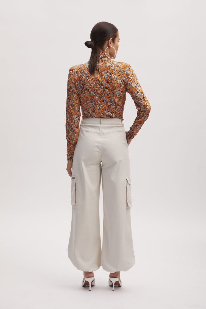 Gestuz - OdaGZ p blouse - Orange purple brush Bluser 