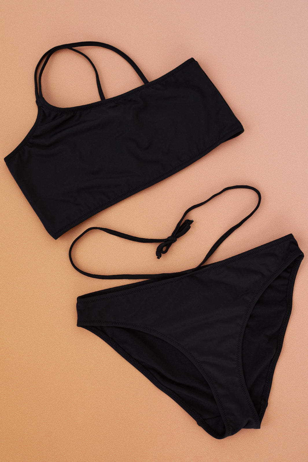 Gestuz - YrsaGZ Bikini Bottom - 100017 Black Bikinier 