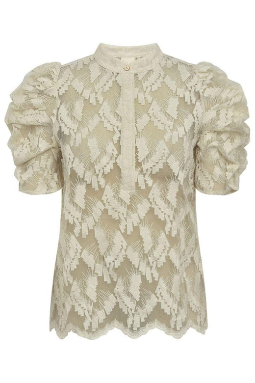 Gossia - Anngo Sofie Blouse G2653 - Creme Bluser 