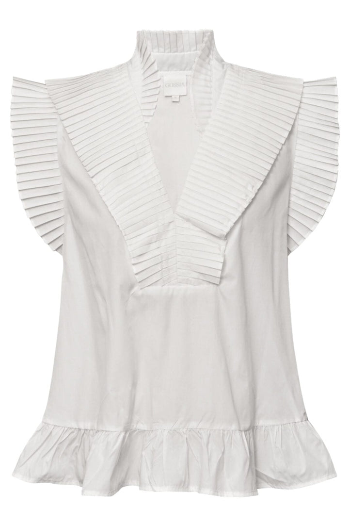 Gossia - Anngo Top - Off-white Bluser 