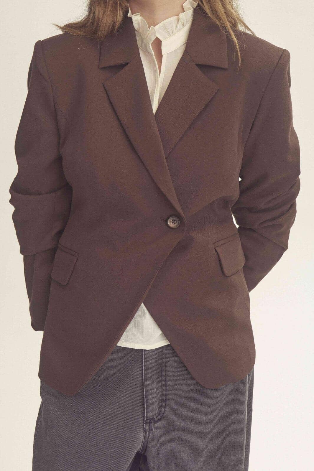 Gossia - Donnago Blazer G2668 - Coffee Blazere 