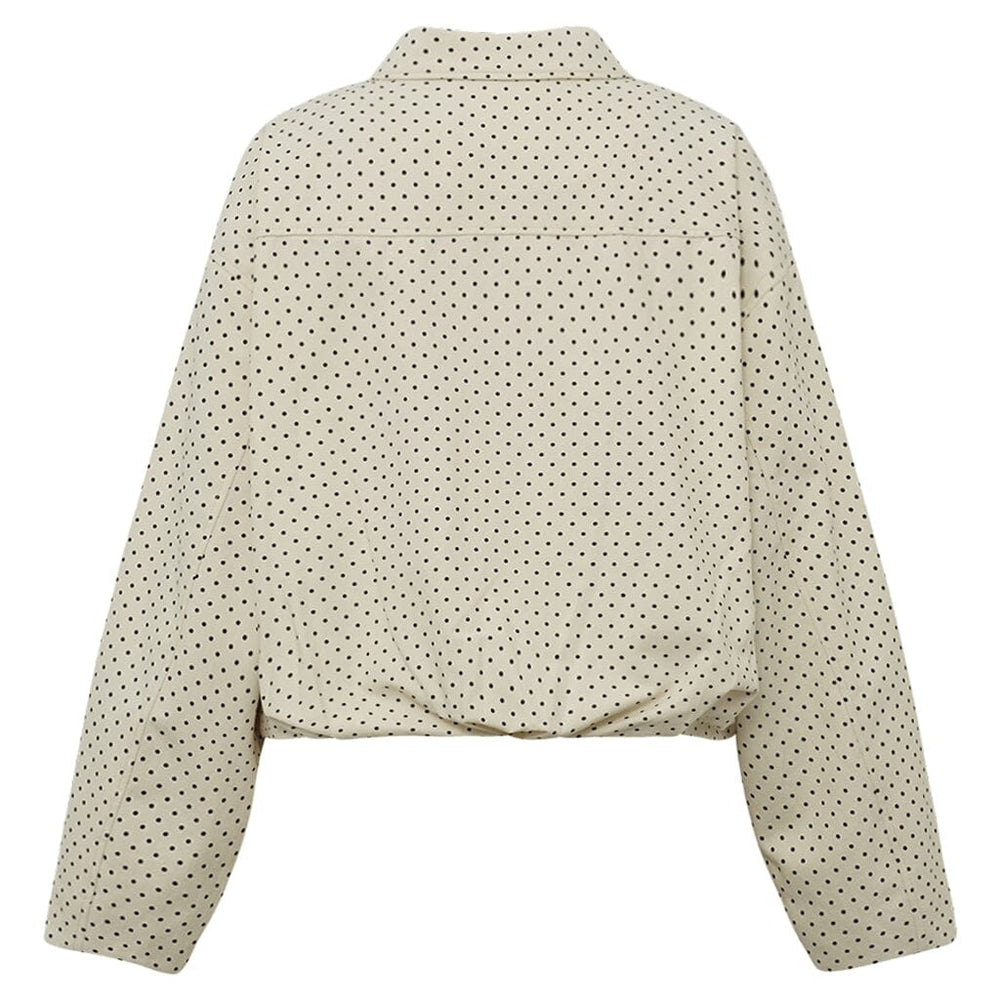 Gossia - Dovego Jacket G2956 - Creme Black Dots Jakker 