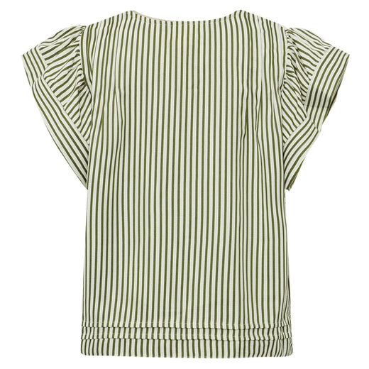 Gossia - Minkago Jo Blouse G1987 - Creme Army Stripes T-shirts 