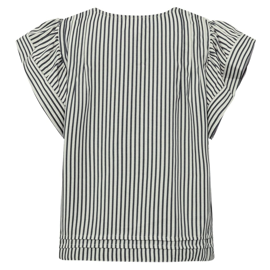 Gossia - Minkago Jo Blouse G1987 - Creme Navy Stripes T-shirts 