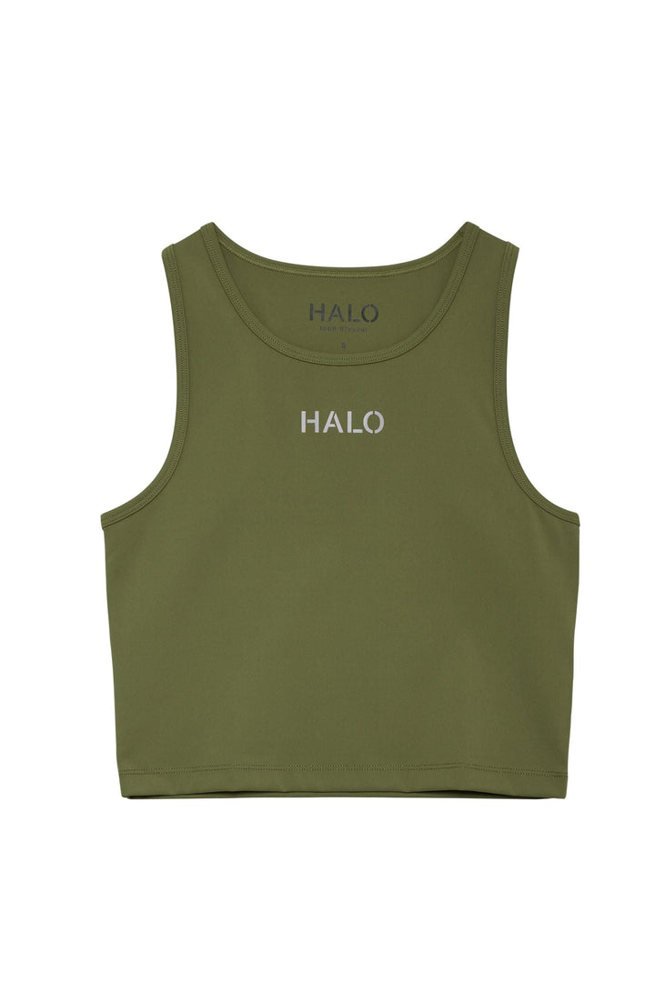 Halo - Women Training Top 610507 - 6096 - Olive Drab Toppe 