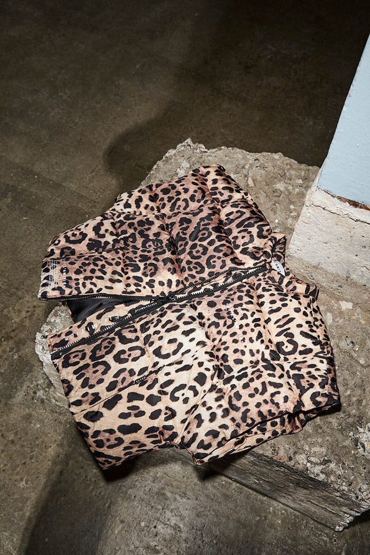 Haute L'Amitié - Animal Puffer Vest HL10734 - Animal Print Frakker 