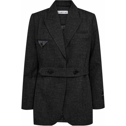 Haute L'Amitié - Bellis Belt Blazer HL10788 - Antracit Melange Blazere 