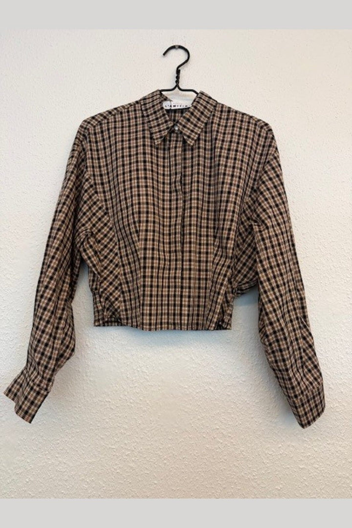 Haute L'Amitié - Check Smock Shirt HL10816 - Dessert