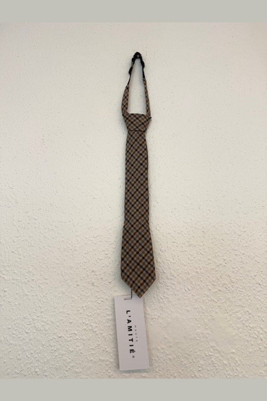 Haute L'Amitié - Check Tie HL10808 - Blue Check