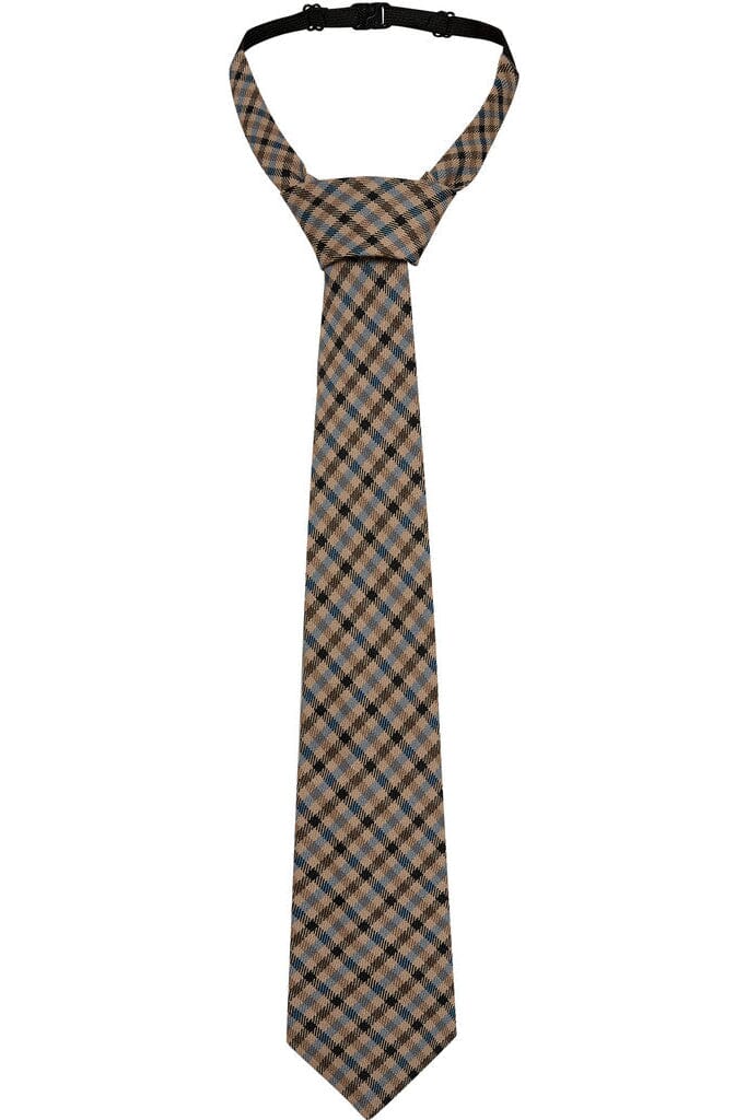 Haute L'Amitié - Check Tie HL10808 - Blue Check Accessories 