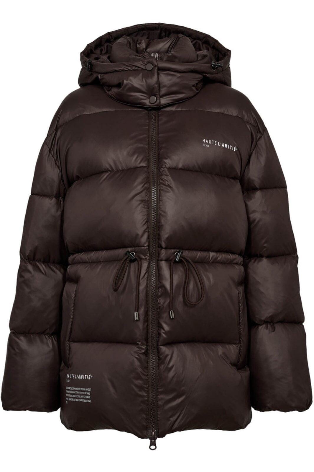Haute L'Amitié - Climb Puffer Jacket HL10186 - Mocca Jakker 