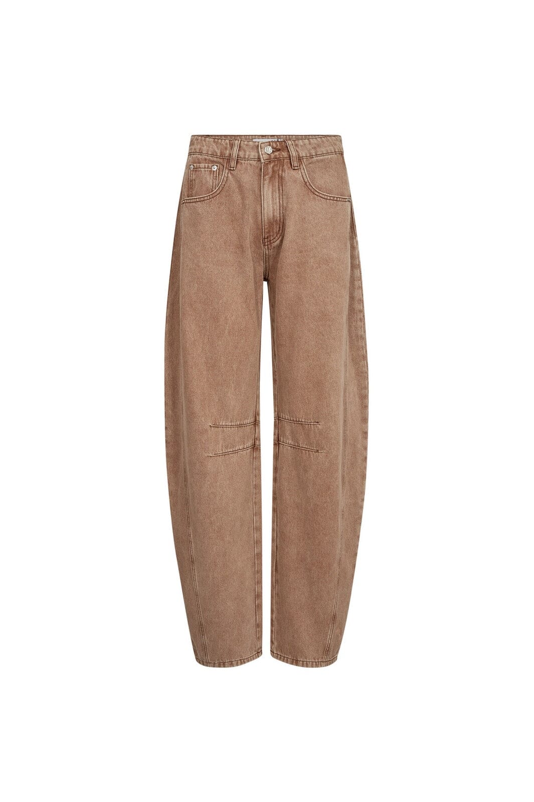 Haute L'Amitié - Drew Barrel Panel Tall Jeans HL10527 - Camel