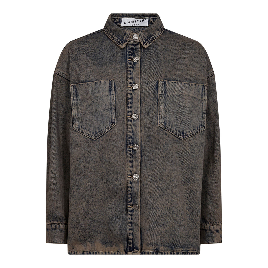 Haute L'Amitié - Drew Denim Shirt HL10861 - Mocca Skjorter 