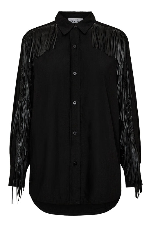 Haute L'Amitié - Fringe Shirt HL10405 - Black Skjorter 