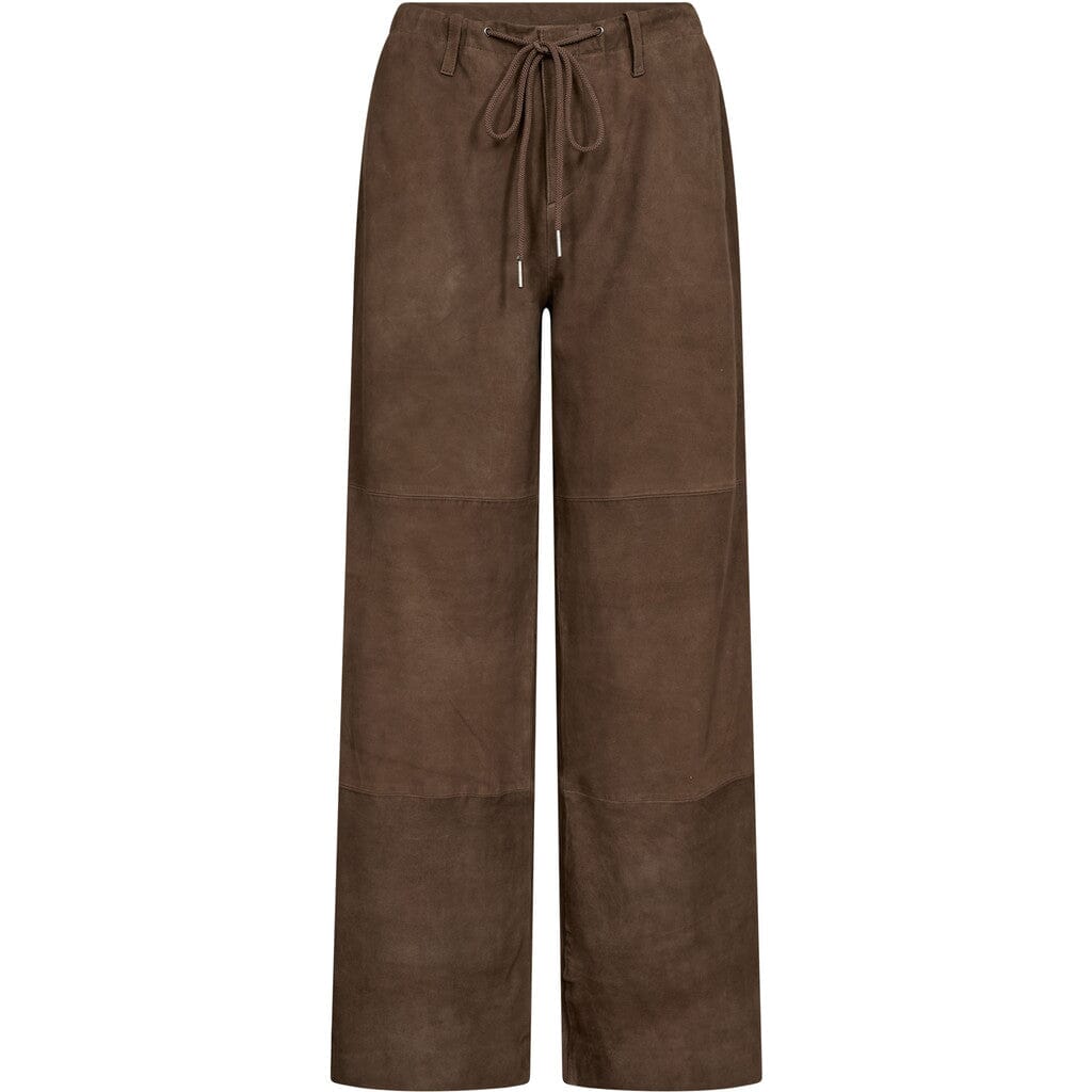 Haute L'Amitié - Goto Suede Tie Pant HL10780 - Walnut Bukser 