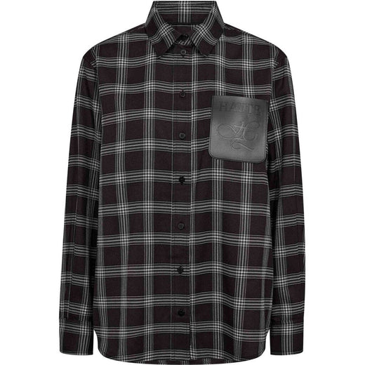 Haute L'Amitié - Haute Check Badge Shirt HL10783 - Black Check Skjorter 