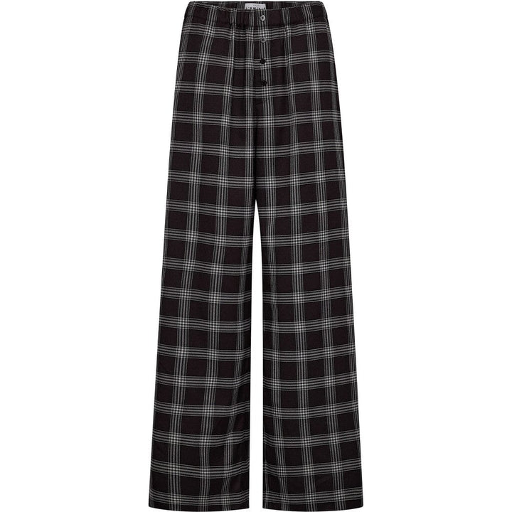 Haute L'Amitié - Haute Check Pant HL10782 - Black Check Bukser 