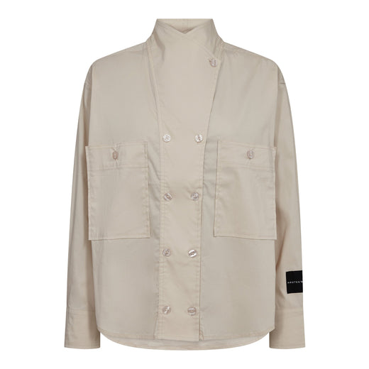 Haute L'Amitié - High Collar Shirt HL10840 - Vanilla Skjorter 