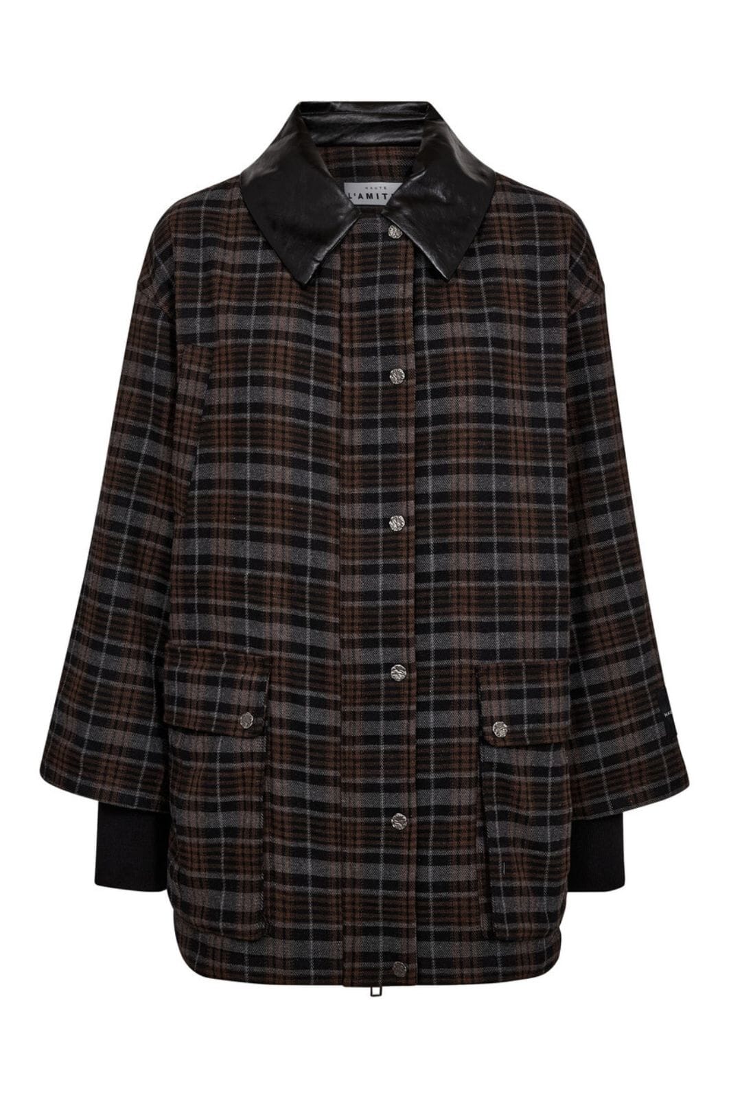 Haute L'Amitié - Hunters Check Jacket HL10772 - Mocca Check Jakker 
