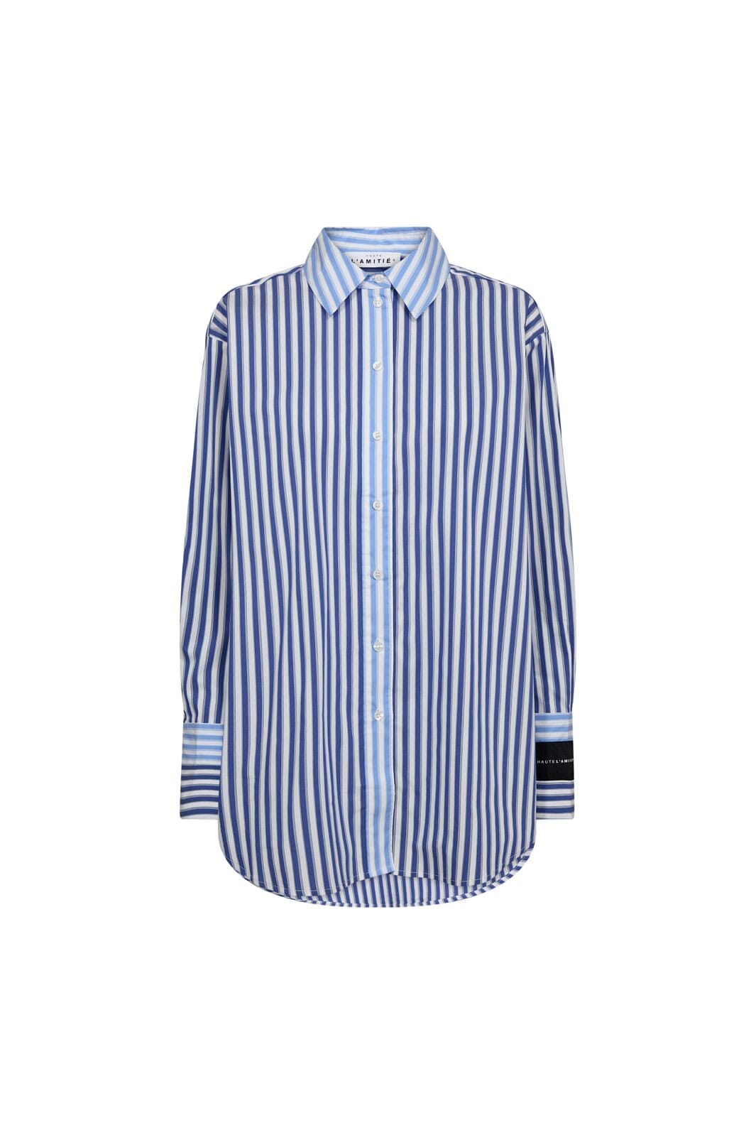 Haute L'Amitié - Lark Mix Stripe Shirt HL10480 - White/ Blue Mix