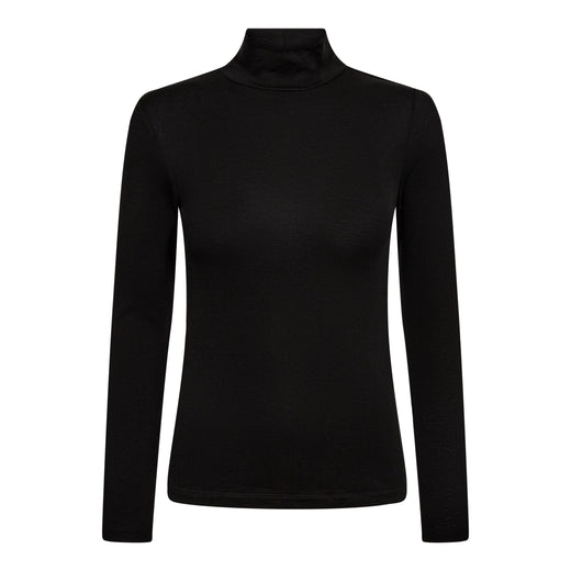 Haute L'Amitié - Lux Turtle Ls Tee HL10851 - Black T-shirts 