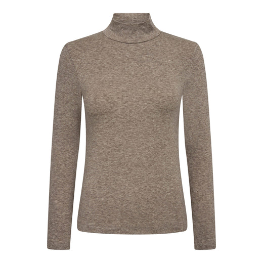 Haute L'Amitié - Lux Turtle Ls Tee HL10851 - Walnut Melange T-shirts 