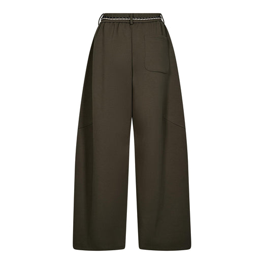 Haute L'Amitié - Maxi Split String Pants Hl10922 - Army Sweatshirts 