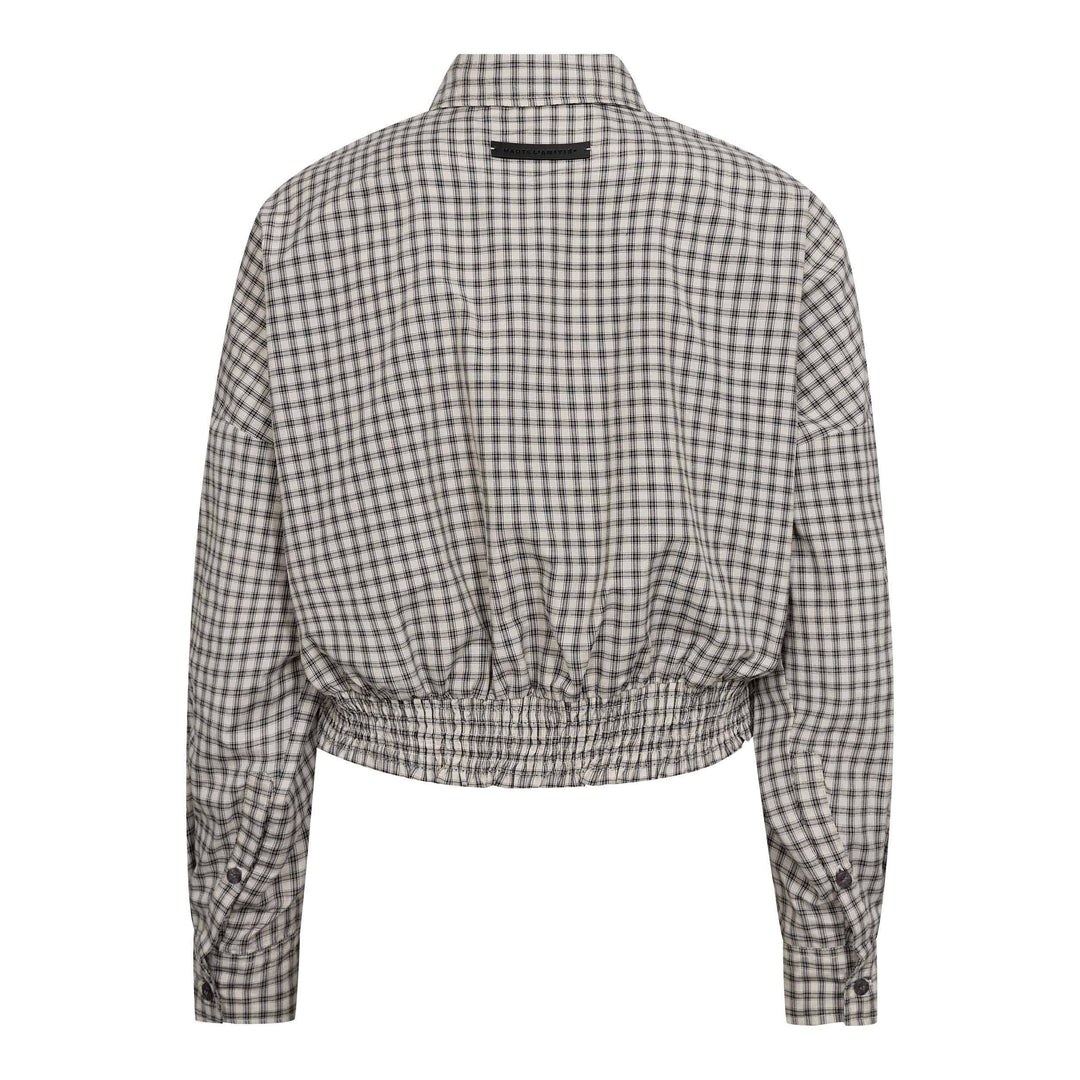 Haute L'Amitié - Mimosa Check Smock Shirt HL10815 - Grey Check Skjorter 