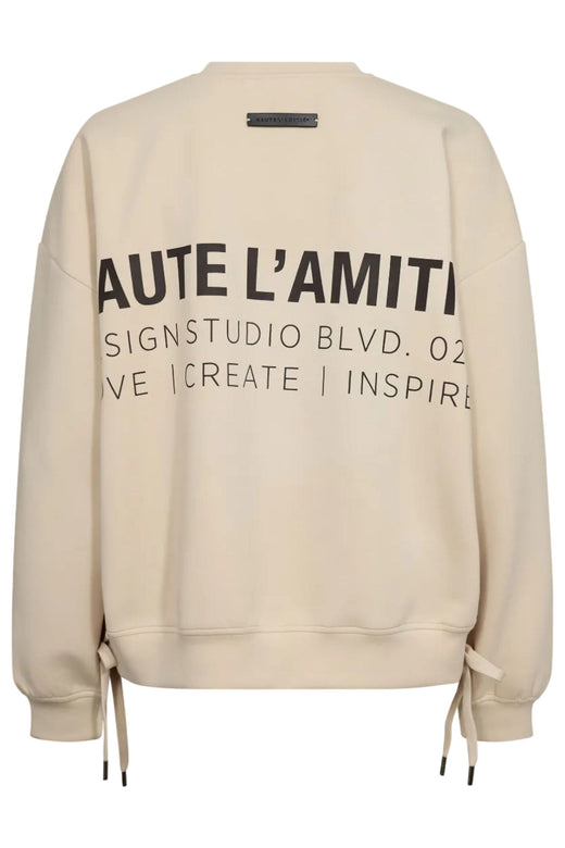 Haute L'Amitié - New Studio Tie Sweat HL10714 - Pearl Sweatshirts 