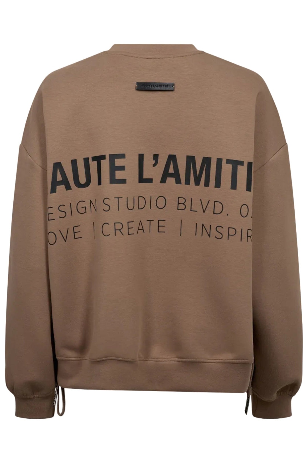 Haute L'Amitié - New Studio Tie Sweat HL10714 - Walnut Sweatshirts 