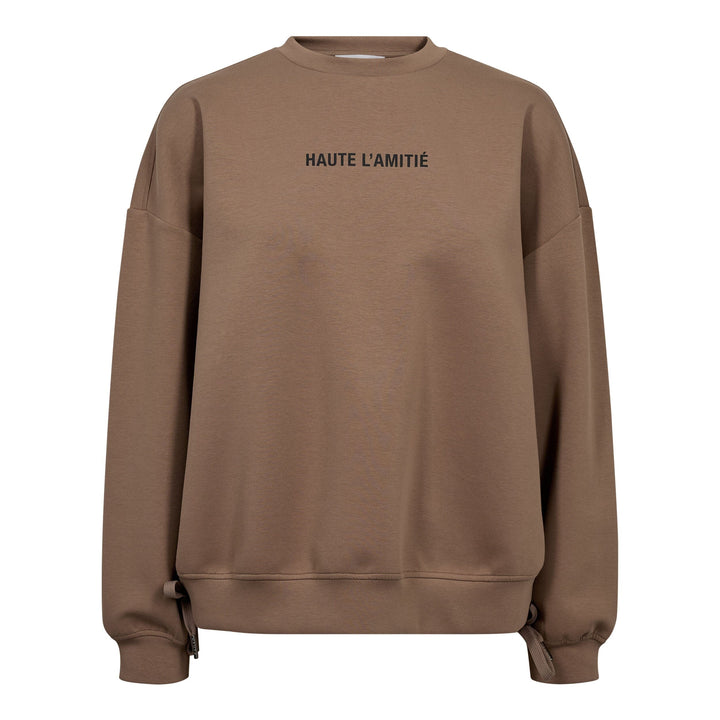 Haute L'Amitié - New Studio Tie Sweat HL10714 - Walnut Sweatshirts 