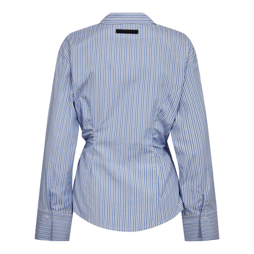 Haute L'Amitié - Nina Strap Shirt HL10795 - Pale Blue Stripe Skjorter 