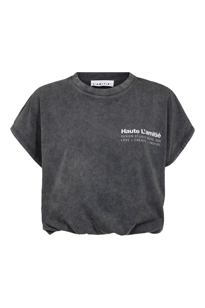 Haute L'Amitié - Noma Acid Ns Balloon Tee HL10594 - Black Acid Wash