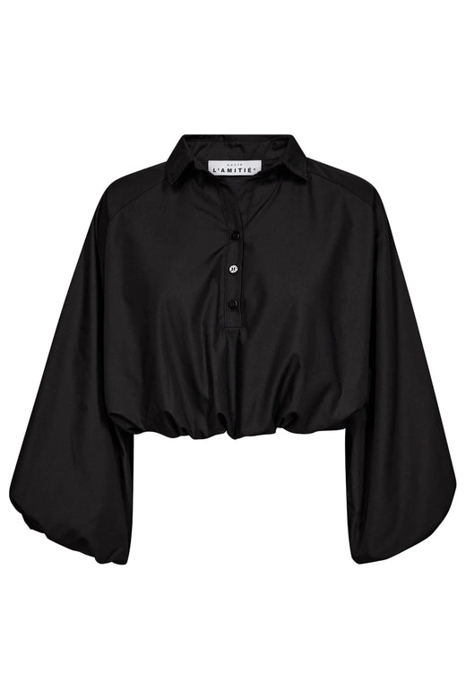 Haute L'Amitié - Pop Balloon Shirt Hl11090 - Black Skjorter 