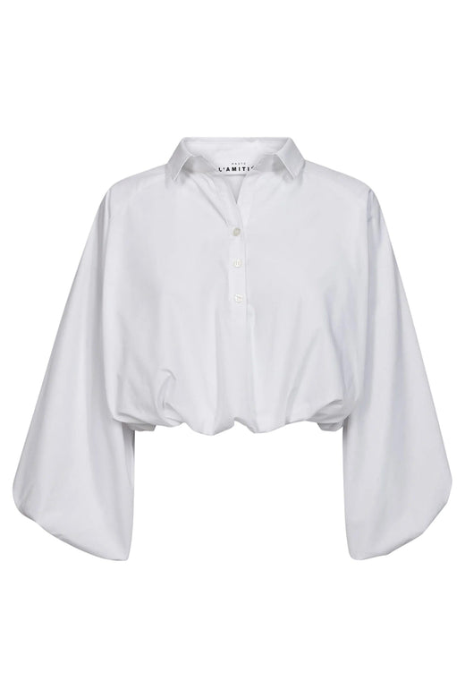 Haute L'Amitié - Pop Balloon Shirt Hl11090 - White Skjorter 