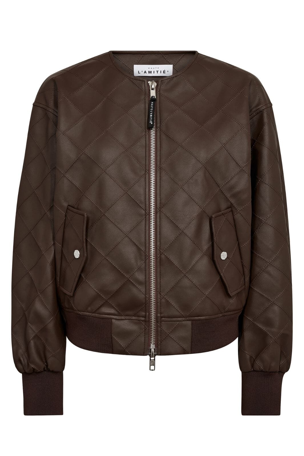 Haute L'Amitié - Quilt Pu Bomber HL10262 - Mocca Jakker 