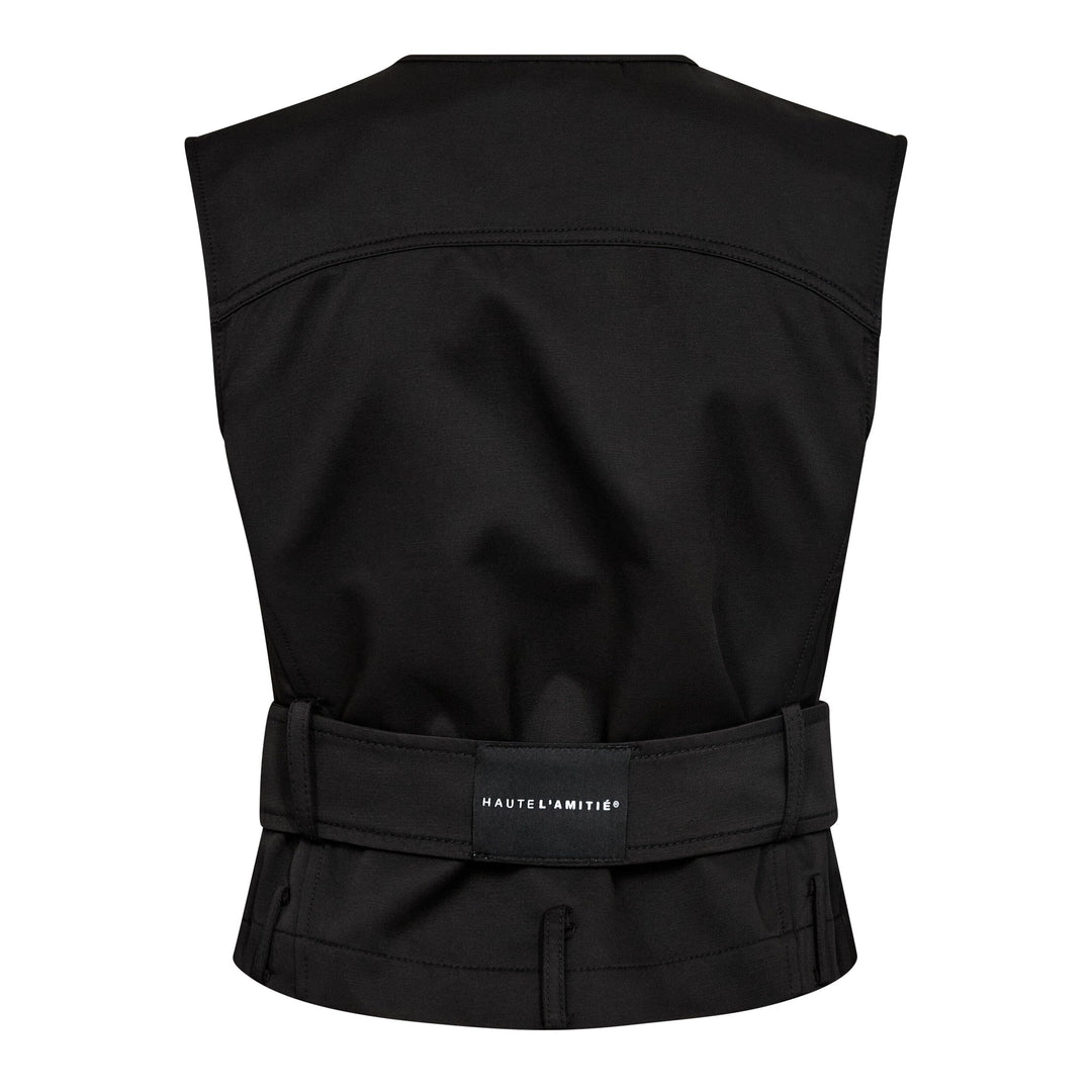 Haute L'Amitié - Rabi Belt Vest HL10835 - Black Frakker 