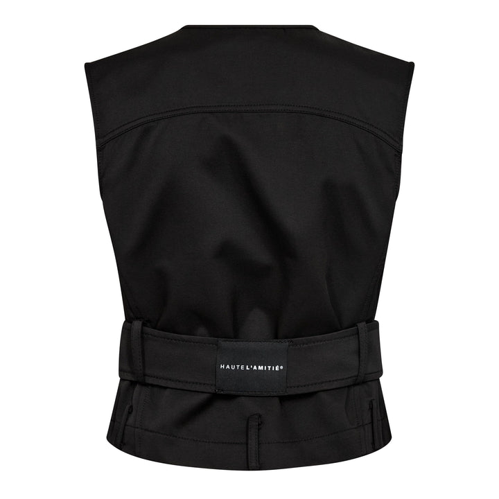 Haute L'Amitié - Rabi Belt Vest HL10835 - Black Frakker 