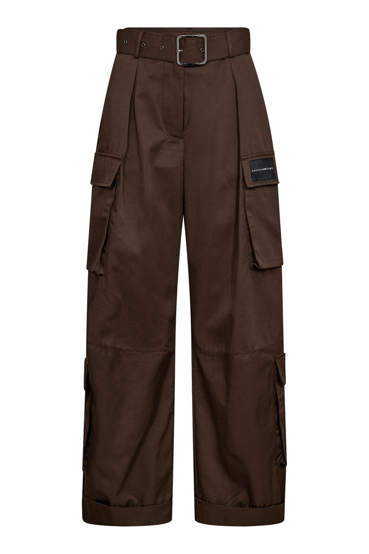 Haute L'Amitié - Rabi Cargo Pocket Pant HL10705 - Mocca Bukser 