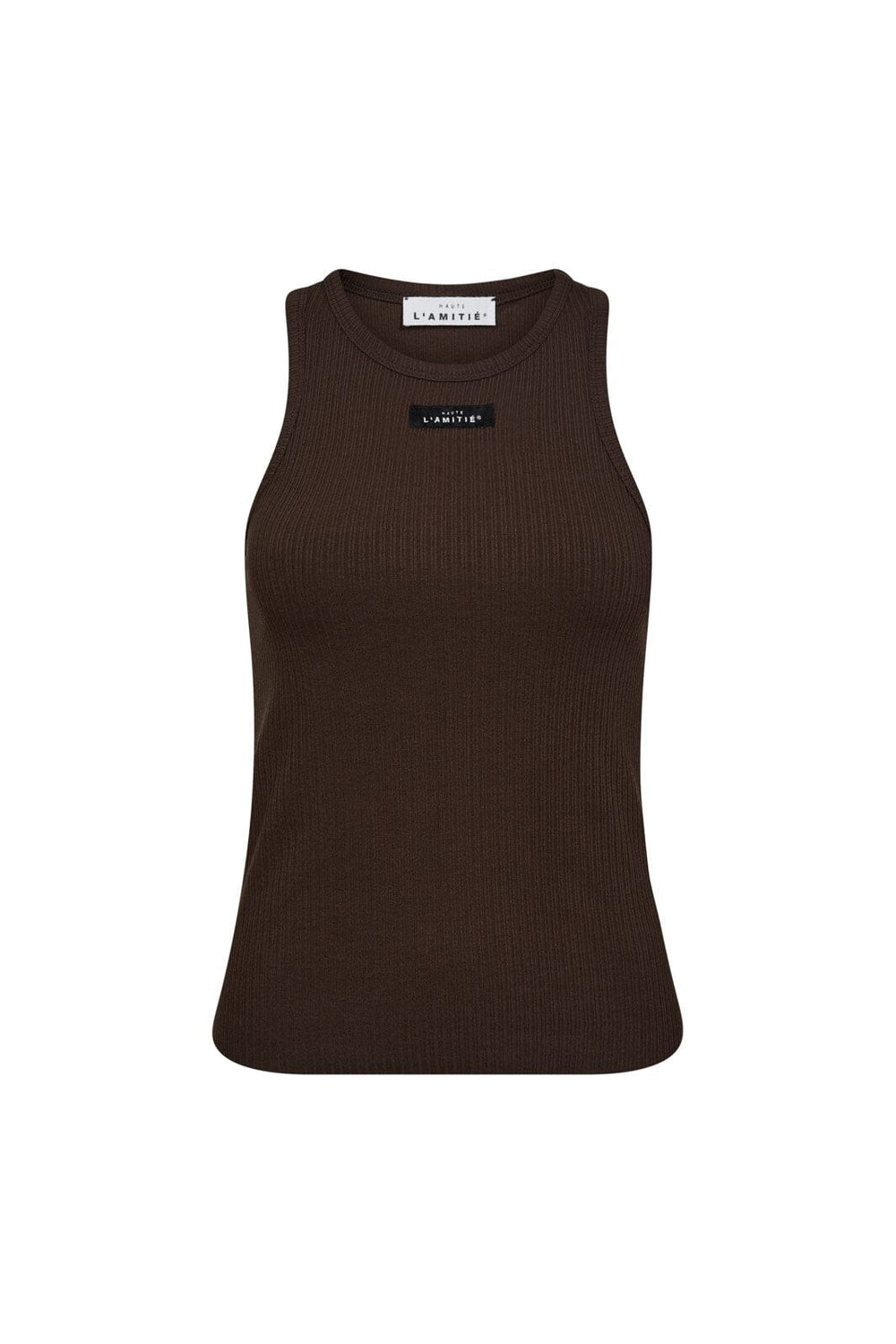Haute L'Amitié - Rib Badge Tank HL10011 - Mocca