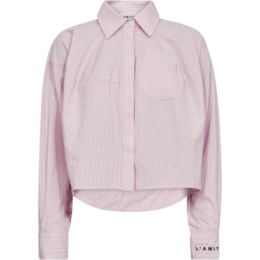 Haute L'Amitié - Sophie Rose Stripe Shirt HL10554 - Iced Rose Skjorter 